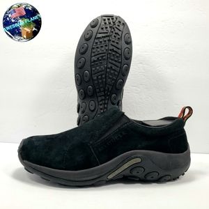 Merrell Women's Jungle Moc Black Slip-On Shoes J60826 Everyday Wear Size 10